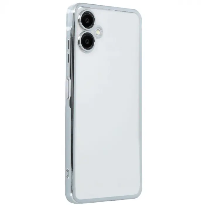 Samsung Galaxy A07 4g Razer Lensli Silikon - Gümüş