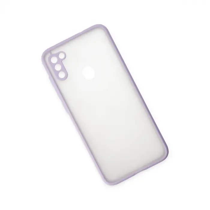 Samsung Galaxy A11 Kılıf Montreal Silikon Kapak - Mor