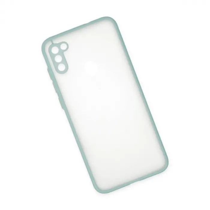 Samsung Galaxy A11 Kılıf Montreal Silikon Kapak - Turkuaz