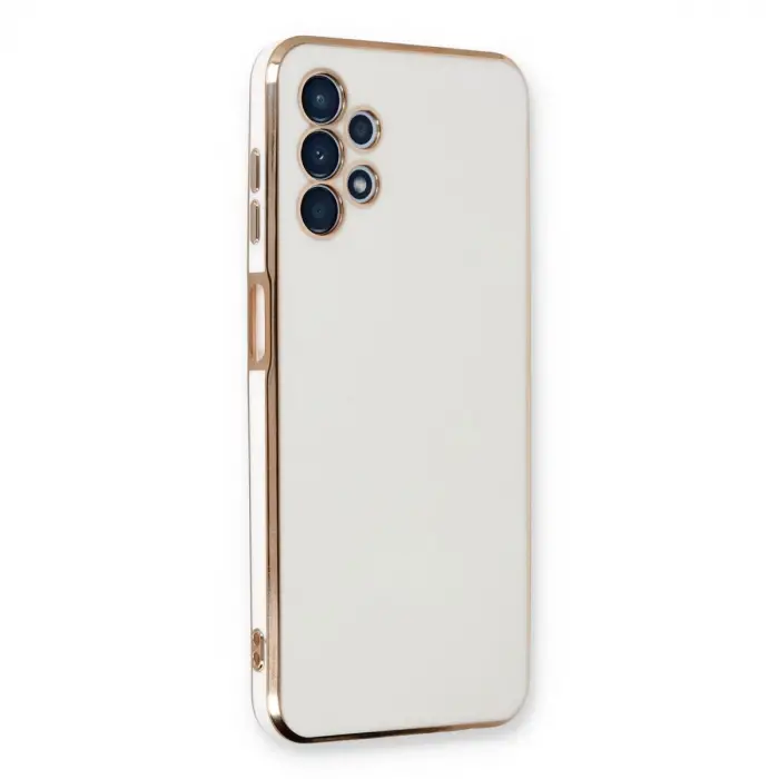 Samsung Galaxy A13 4g Kılıf Volet Silikon - Beyaz