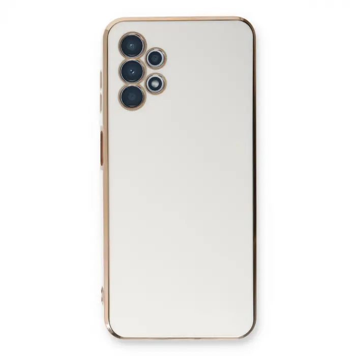 Samsung Galaxy A13 4g Kılıf Volet Silikon - Beyaz