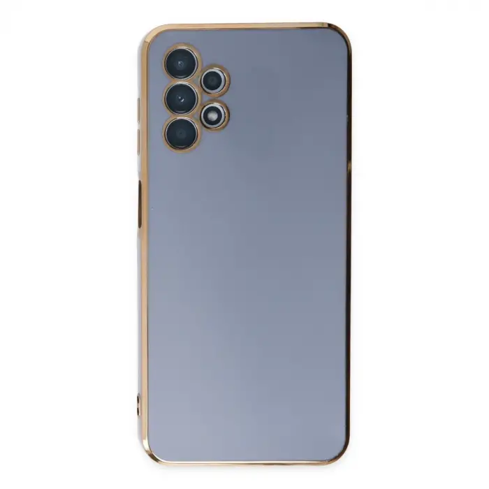 Samsung Galaxy A13 4g Kılıf Volet Silikon - Mavi