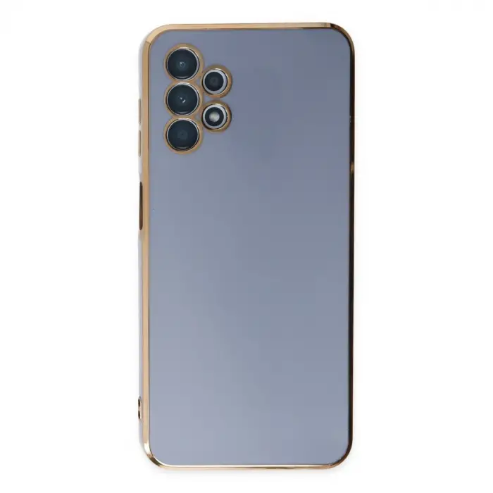 Samsung Galaxy A13 4g Kılıf Volet Silikon - Mavi