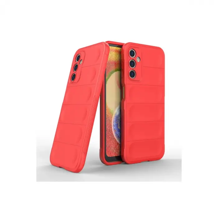 Samsung Galaxy A14 4g Kılıf Optimum Silikon - Kırmızı