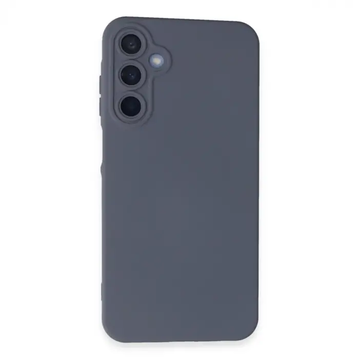 Samsung Galaxy A15 4g Kılıf Nano İçi Kadife Silikon - Gri