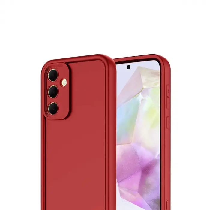 Samsung Galaxy A17 5g Viera Silikon - Kırmızı