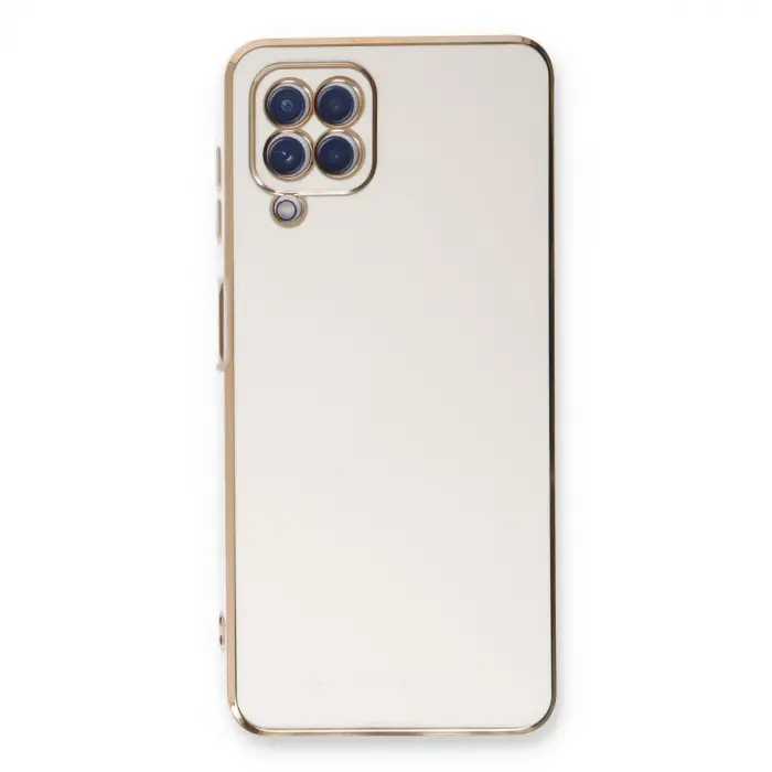 Samsung Galaxy A22 Kılıf Volet Silikon - Beyaz