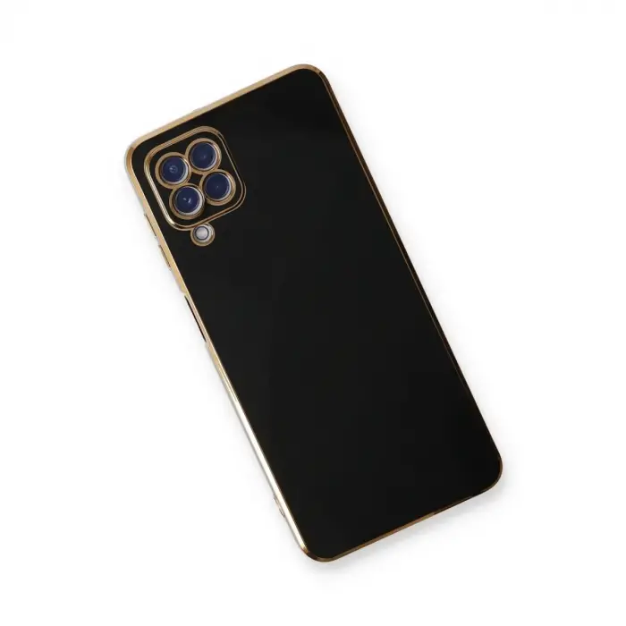 Samsung Galaxy A22 Kılıf Volet Silikon - Siyah