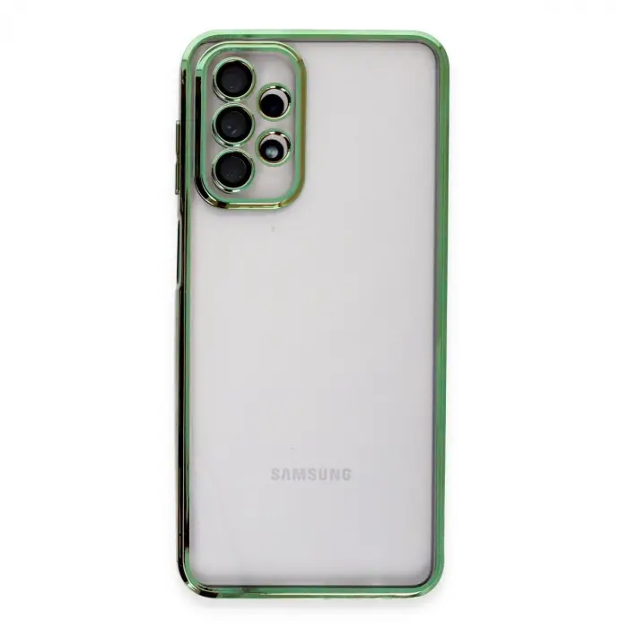 Samsung Galaxy A23 4g Kılıf Razer Lensli Silikon - Yeşil