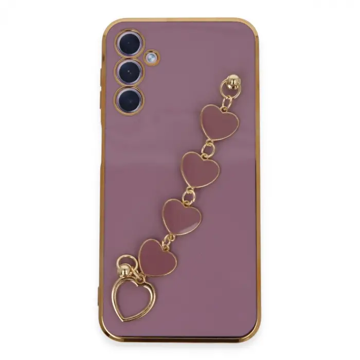 Samsung Galaxy A24 4g Kılıf Esila Silikon - Mor