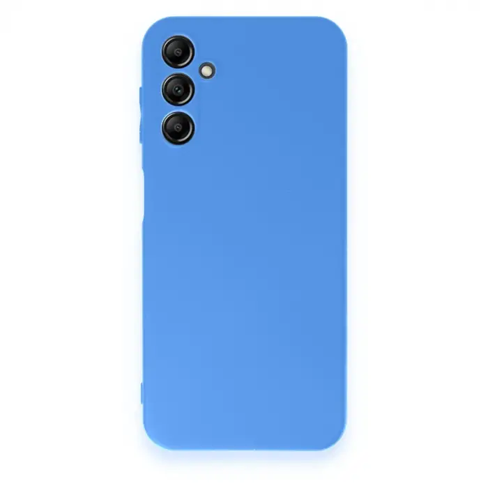 Samsung Galaxy A24 4g Kılıf First Silikon - Mavi