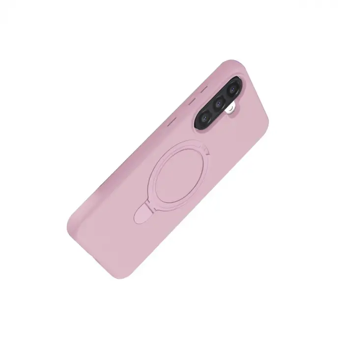 Samsung Galaxy A26 Regal Magsafe Standlı Kapak - Açık Pembe