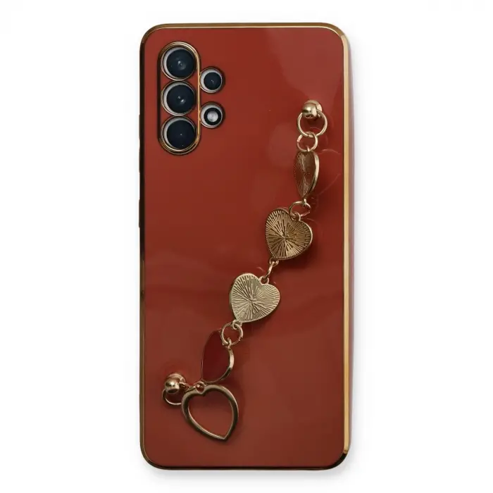 Samsung Galaxy A32 Kılıf Esila Silikon - Kırmızı