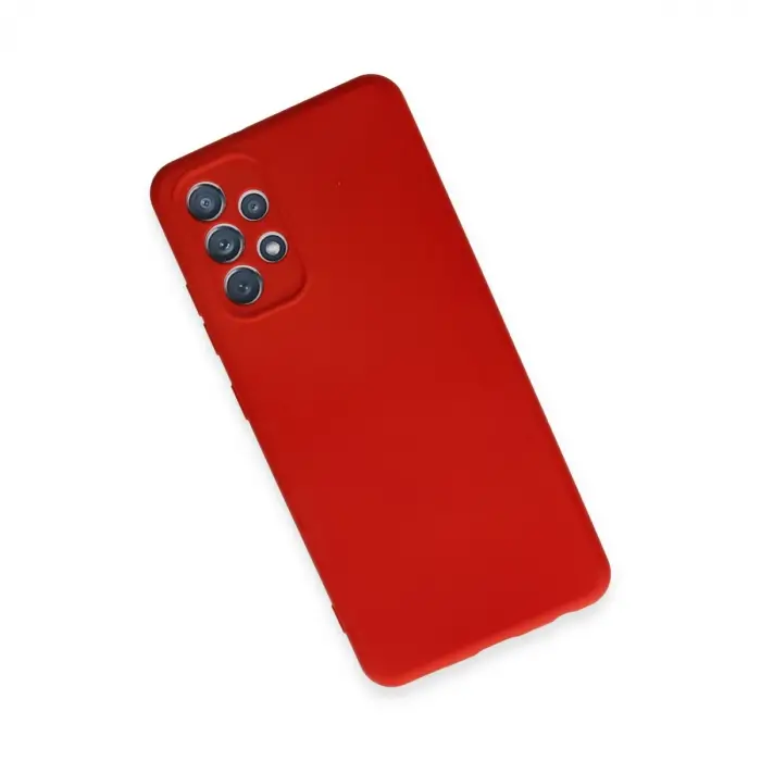 Samsung Galaxy A32 Kılıf First Silikon - Kırmızı