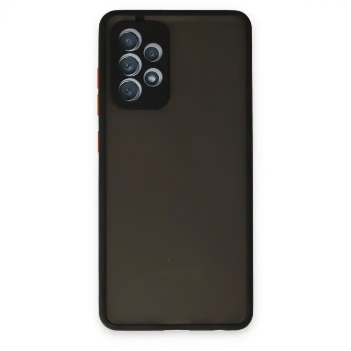 Samsung Galaxy A32 Kılıf Montreal Silikon Kapak - Siyah
