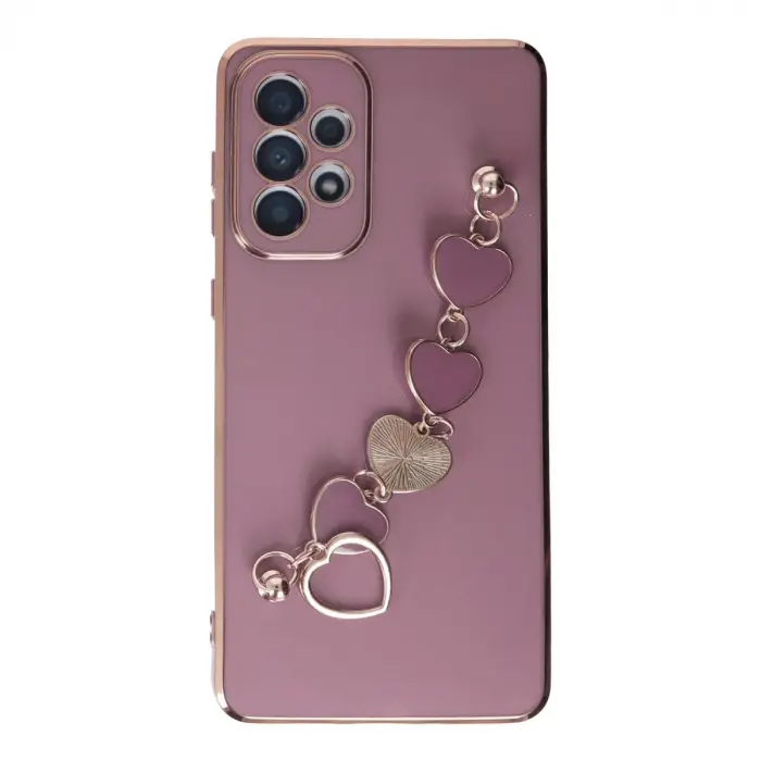 Samsung Galaxy A33 5g Kılıf Esila Silikon - Mor