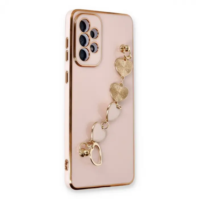Samsung Galaxy A33 5g Kılıf Esila Silikon - Pudra