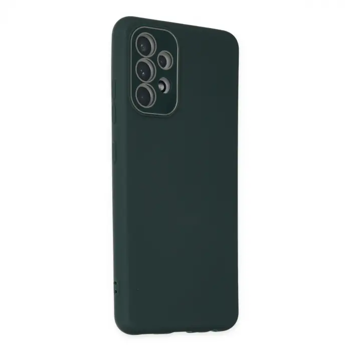 Samsung Galaxy A33 5g Kılıf Lansman Glass Kapak - Koyu Yeşil