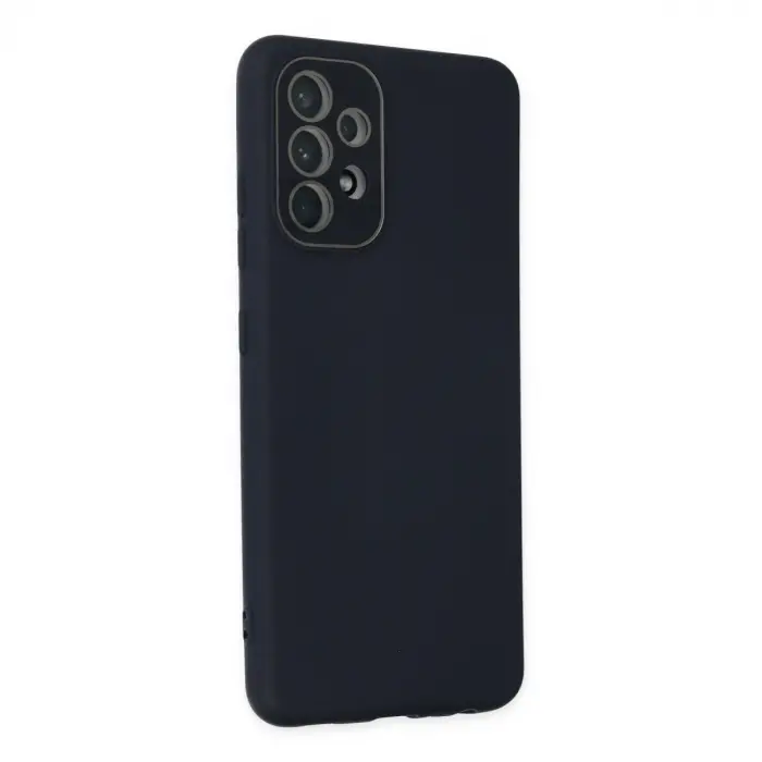 Samsung Galaxy A33 5g Kılıf Lansman Glass Kapak - Lacivert