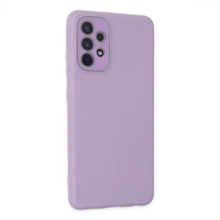 Samsung Galaxy A33 5g Kılıf Lansman Glass Kapak - Lila