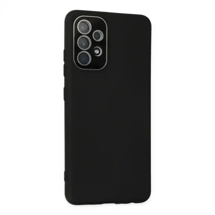 Samsung Galaxy A33 5g Kılıf Lansman Glass Kapak - Siyah