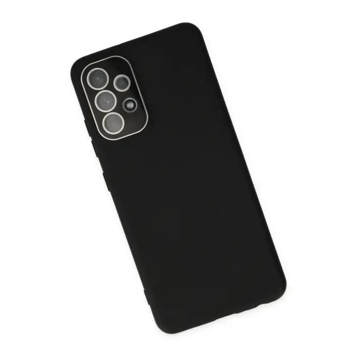 Samsung Galaxy A33 5g Kılıf Lansman Glass Kapak - Siyah