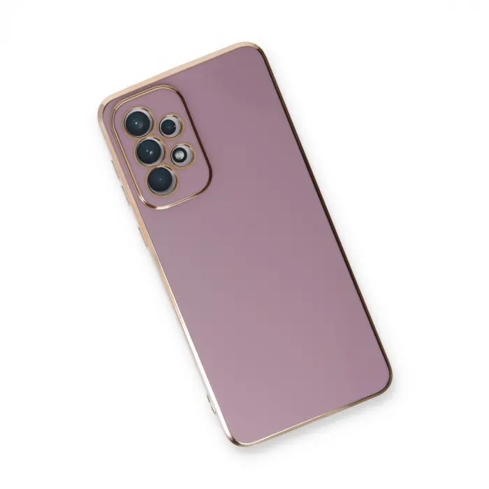 Samsung Galaxy A33 5g Kılıf Volet Silikon - Mor