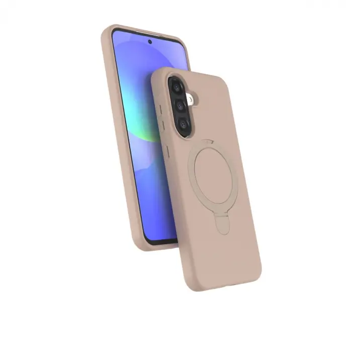 Samsung Galaxy A36 Regal Magsafe Standlı Kapak - Çöl Titanyum
