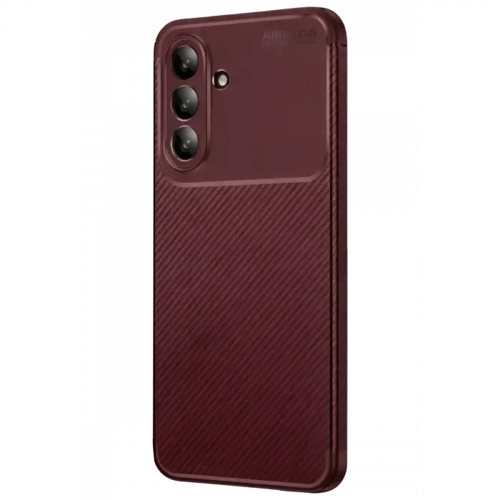 Samsung Galaxy A37 5g Auto Focus Karbon Kapak - Bordo