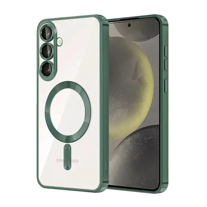 Samsung Galaxy A37 5g Kross Magneticsafe Kapak - Koyu Yeşil