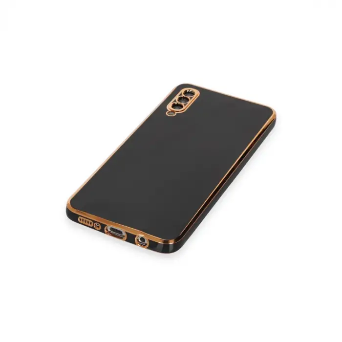 Samsung Galaxy A50 Kılıf Volet Silikon - Siyah