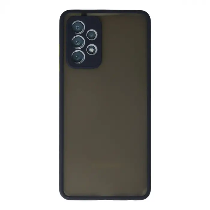 Samsung Galaxy A52 Kılıf Montreal Silikon Kapak - Lacivert