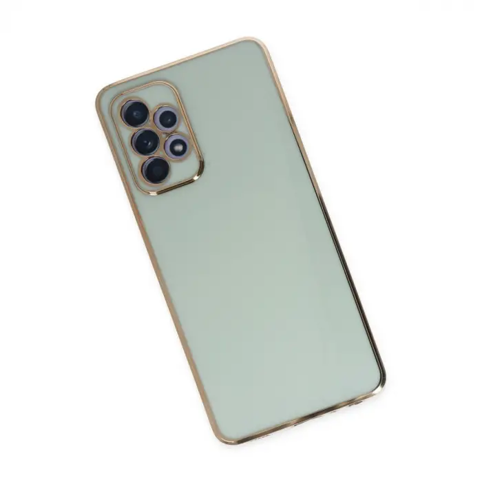 Samsung Galaxy A52 Kılıf Volet Silikon - Açık Yeşil