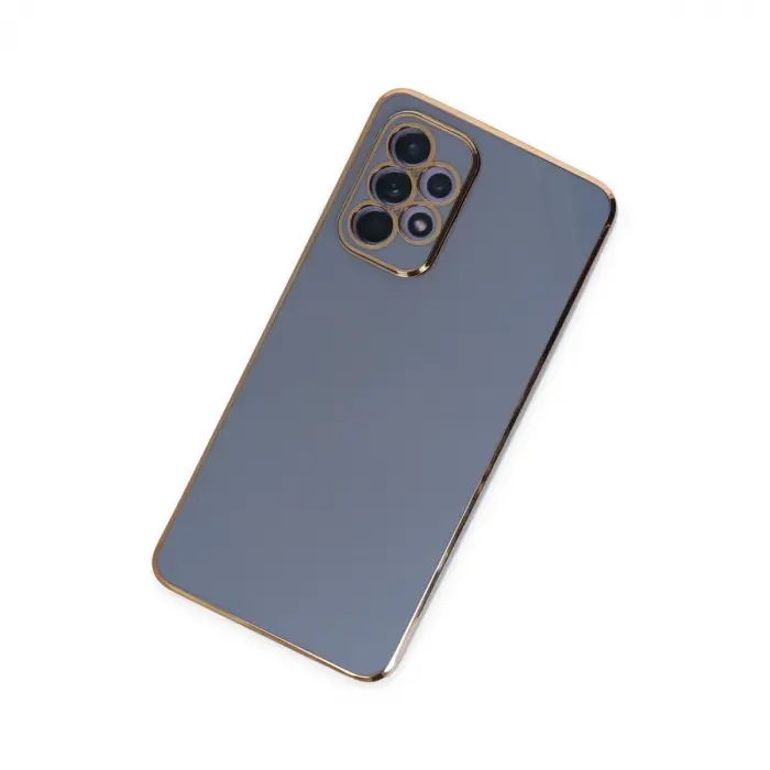 Samsung Galaxy A52 Kılıf Volet Silikon - Mavi