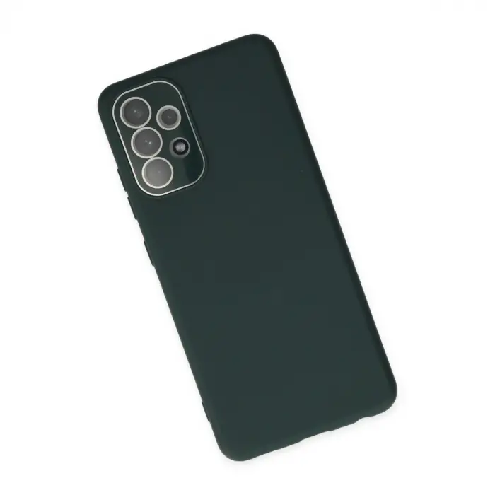 Samsung Galaxy A53 5g Kılıf Lansman Glass Kapak - Koyu Yeşil