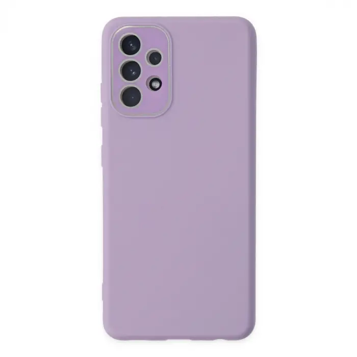 Samsung Galaxy A53 5g Kılıf Lansman Glass Kapak - Lila