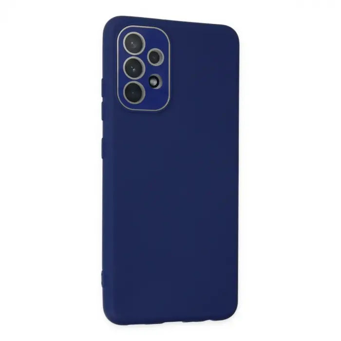 Samsung Galaxy A53 5g Kılıf Lansman Glass Kapak - Sky Blue