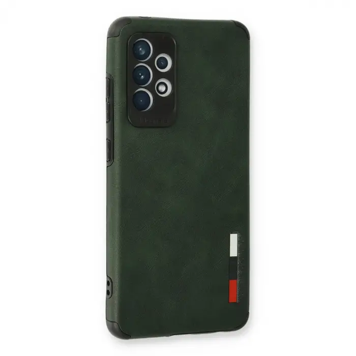 Samsung Galaxy A53 5g Kılıf Loop Deri Silikon - Yeşil