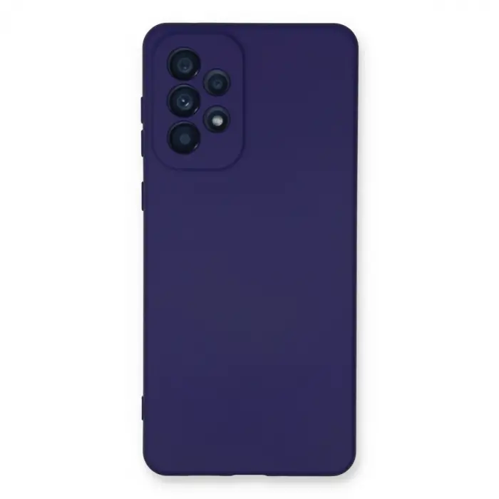 Samsung Galaxy A53 5g Kılıf Nano İçi Kadife Silikon - Mor