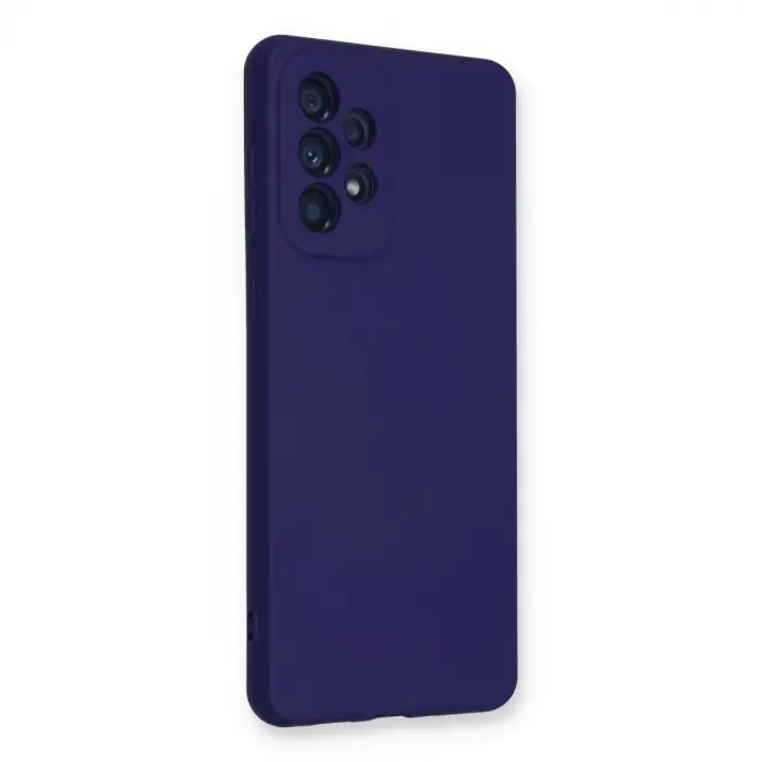 Samsung Galaxy A53 5g Kılıf Nano İçi Kadife Silikon - Mor