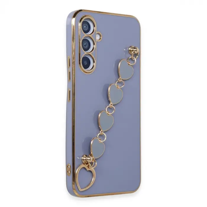 Samsung Galaxy A54 5g Kılıf Esila Silikon - Gri