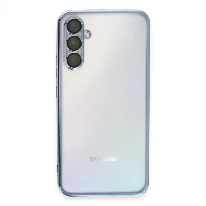 Samsung Galaxy A54 5g Kılıf Razer Lensli Silikon - Açık Mavi
