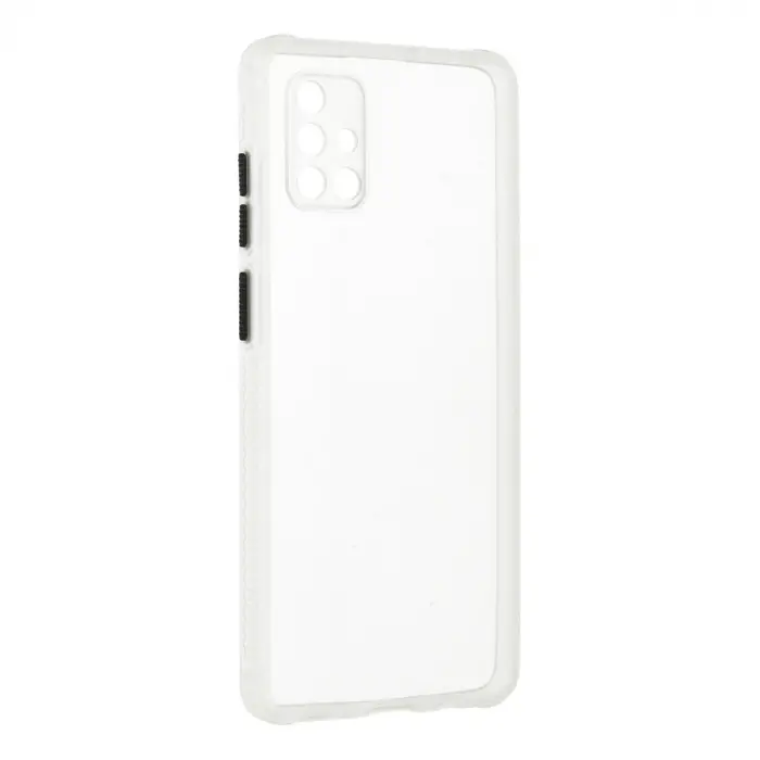 Samsung Galaxy A71 Kılıf Miami Şeffaf Silikon - Şeffaf