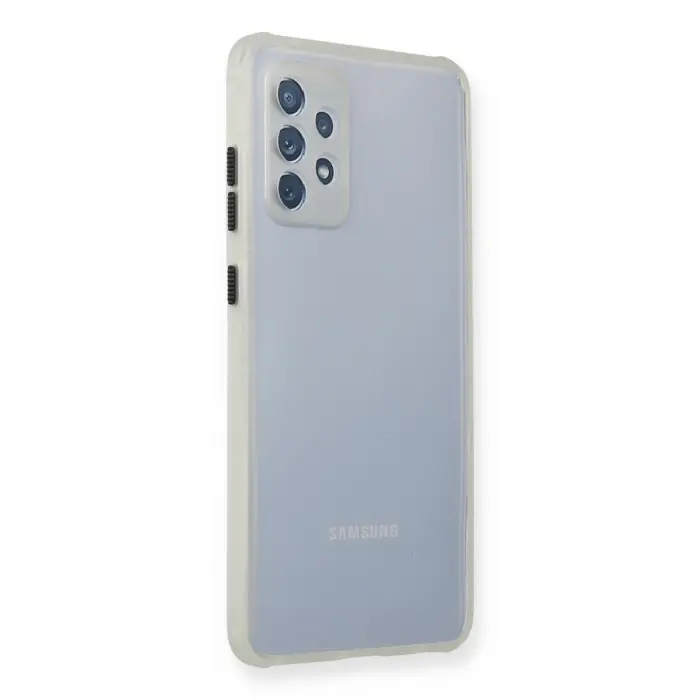 Samsung Galaxy A72 Kılıf Miami Şeffaf Silikon - Şeffaf
