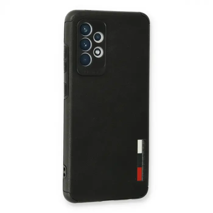 Samsung Galaxy A73 5g Kılıf Loop Deri Silikon - Siyah