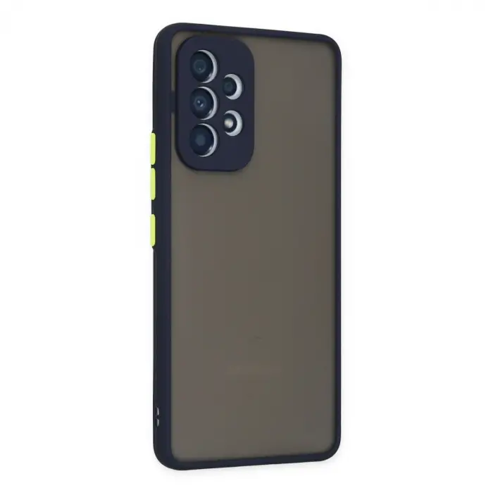 Samsung Galaxy A73 5g Kılıf Montreal Silikon Kapak - Lacivert