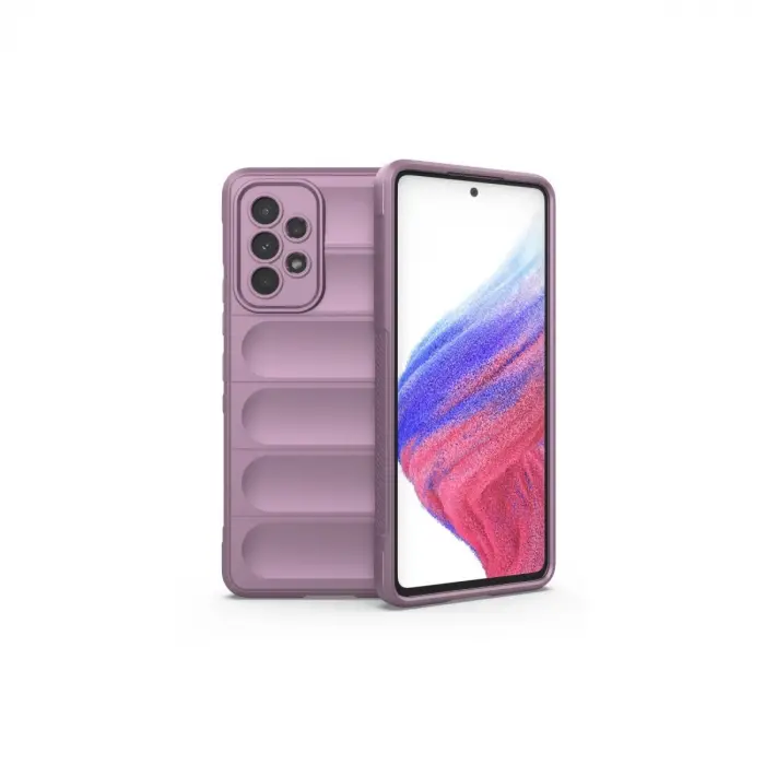 Samsung Galaxy A73 5g Kılıf Optimum Silikon - Mor