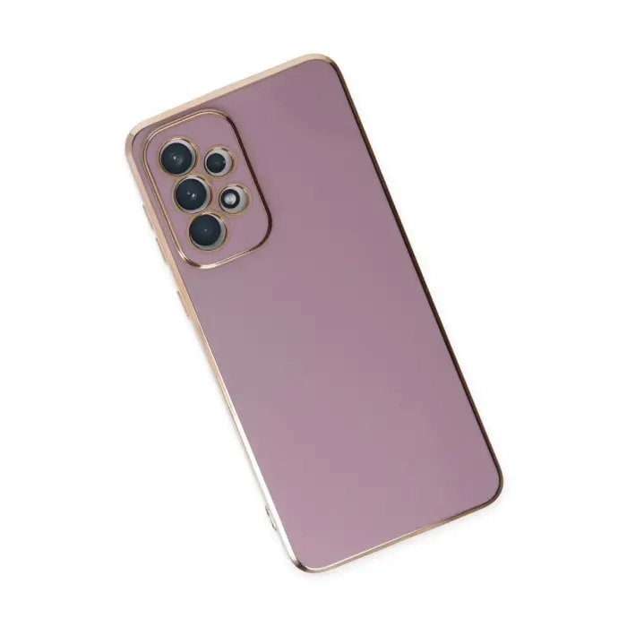 Samsung Galaxy A73 5g Kılıf Volet Silikon - Mor