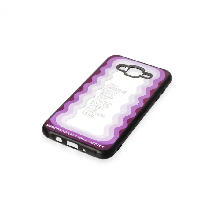 Samsung Galaxy J7 Kılıf Mirror Desenli Kapak - Mirror - 5