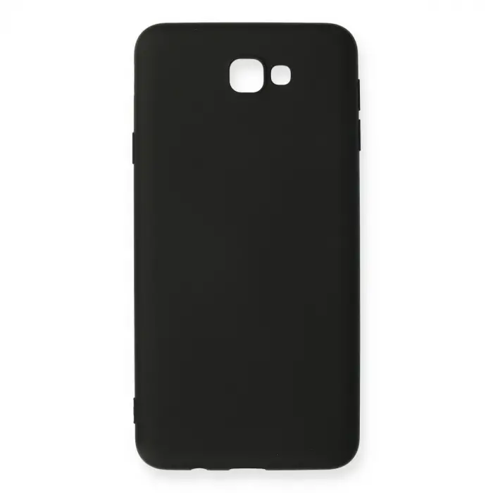 Samsung Galaxy J7 Prime Kılıf Nano İçi Kadife Silikon - Siyah